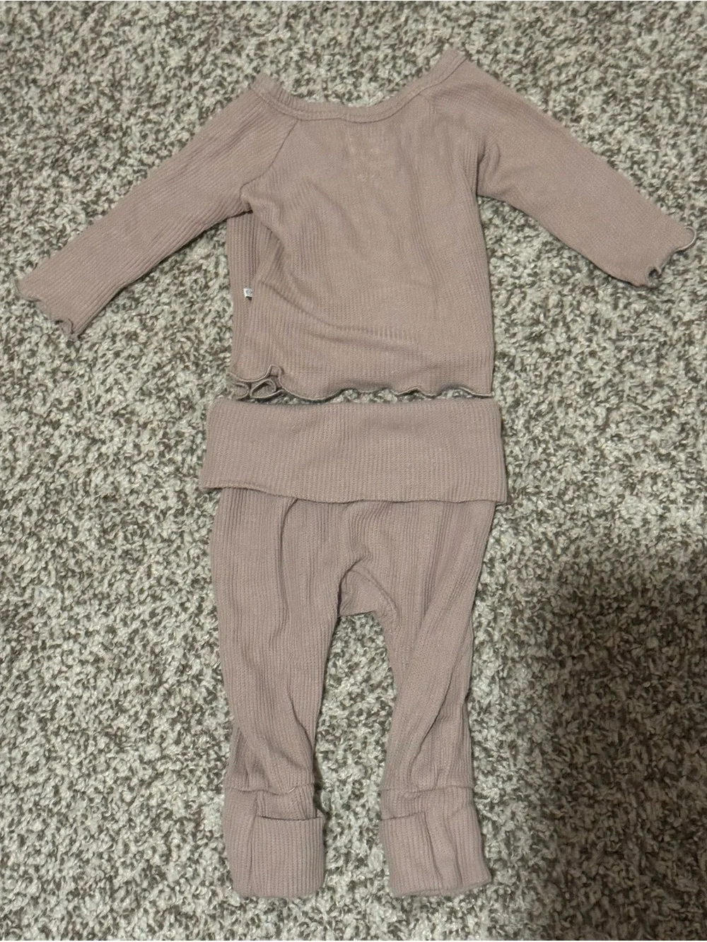 Caden Lane 2pc Waffle Crossover Top & Bottom | Mocha